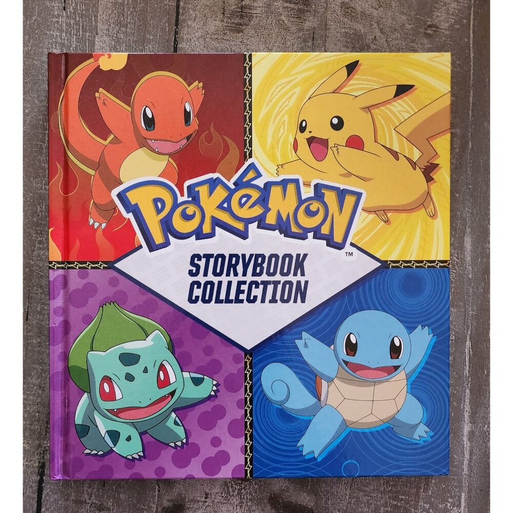 Pokémon Storybook Collection Hardcover Pikachu, Squirtle,‎ Charmander, Bulbasaur